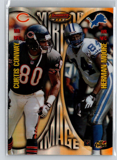 1997 Bowman's Best Conway Moore Glenn Tim Brown Mirror Images Refractors S07