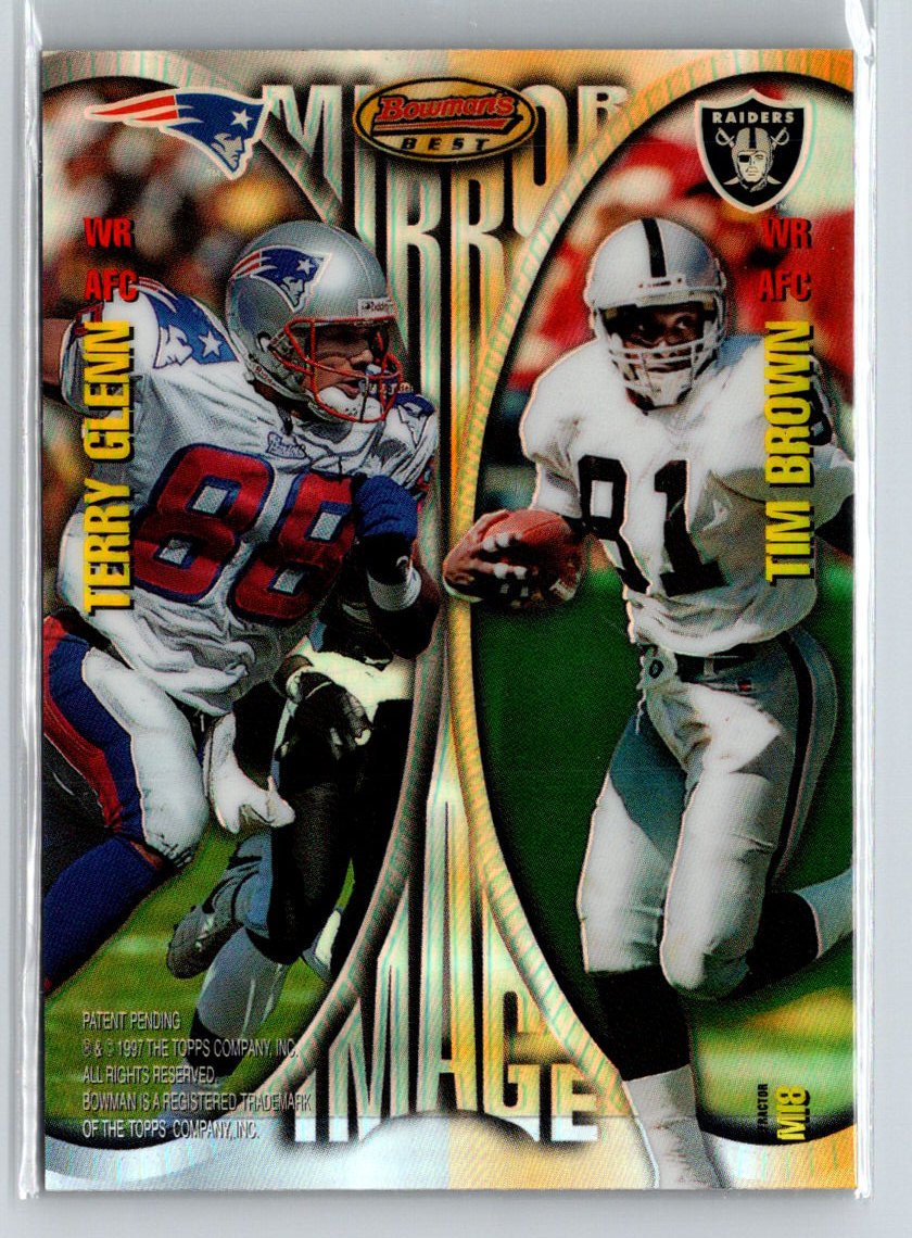1997 Bowman's Best Conway Moore Glenn Tim Brown Mirror Images Refractors S07