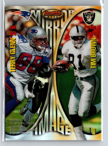 1997 Bowman's Best Conway Moore Glenn Tim Brown Mirror Images Refractors S07