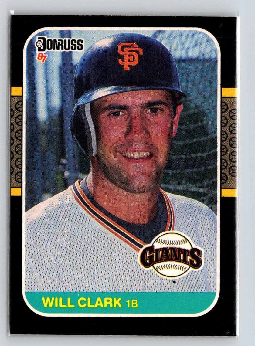1987 Donruss #66 Will Clark S09