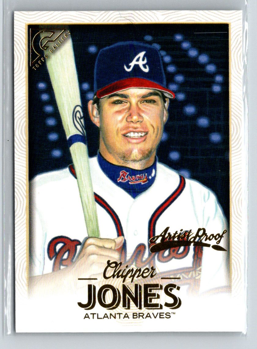 2018 Topps Gallery #94 Chipper Jones Artist Proof S10