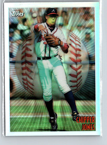 1998 Topps #M2 Chipper Jones Mystery Finest Bordered Refractors S11