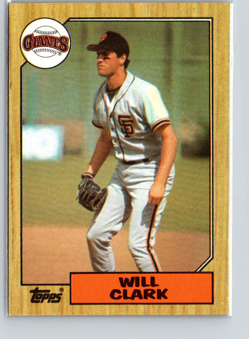 1987 Topps #420 Will Clark S11
