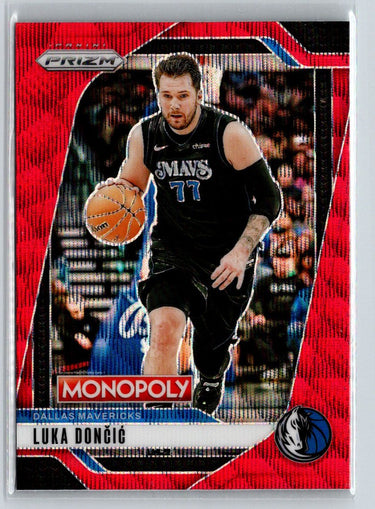 2024-25 Panini Prizm Monopoly #49 Luka Doncic Red Prizms S13