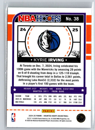 2024-25 Hoops Haunted Hoops #38 Kyrie Irving Slime S13