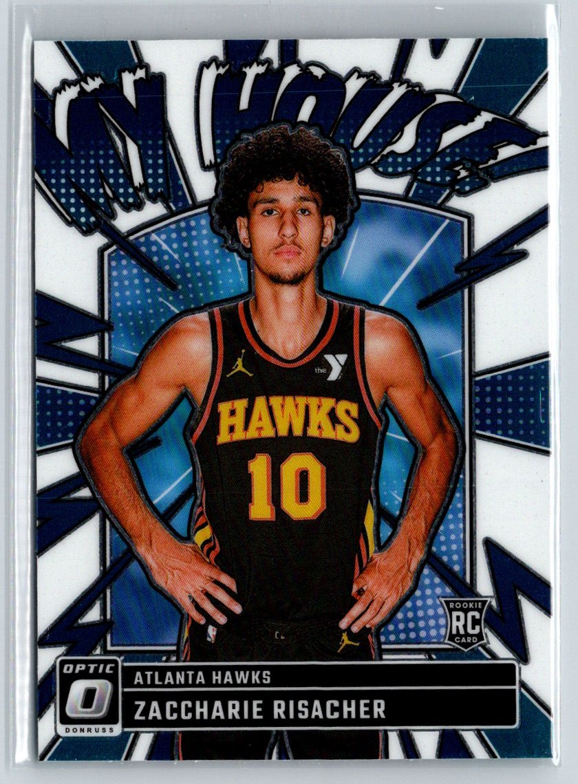 2024-25 Donruss Optic #13 Zaccharie Risacher My House S13