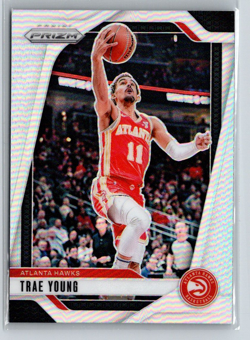 2024-25 Panini Prizm #84 Trae Young Prizms Silver S13
