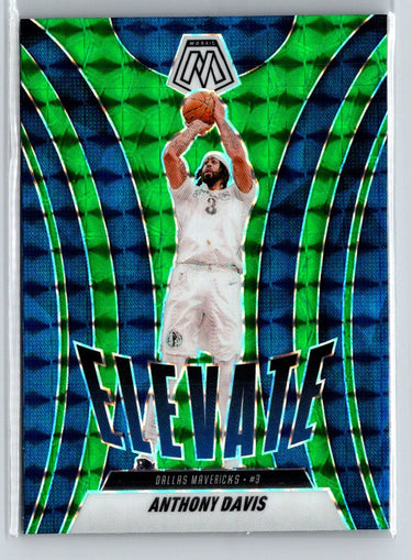2024-25 Panini Mosaic #17 Anthony Davis Elevate Mosaic Green S14