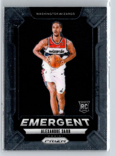 2024-25 Panini Prizm #14 Alexandre Sarr Emergent S15