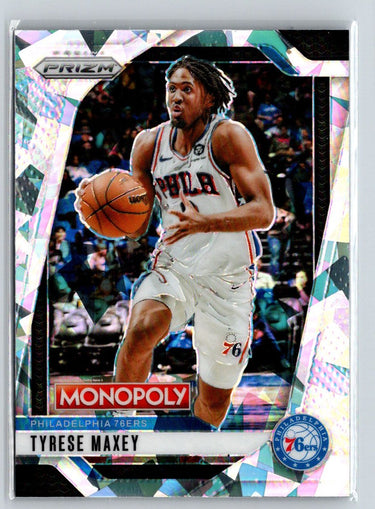 2024-25 Panini Prizm Monopoly #2 Tyrese Maxey Ice Prizms S16