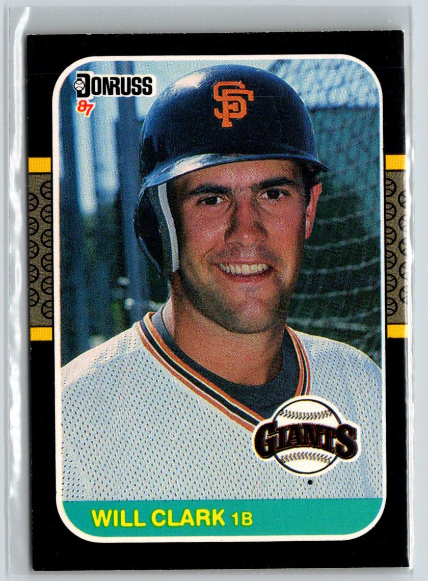 1987 Donruss #66 Will Clark S16