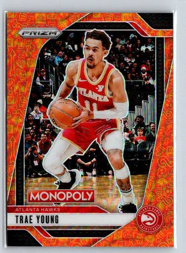 2024-25 Panini Prizm Monopoly #25 Trae Young Millionaire Club Prizms #/1499 S18