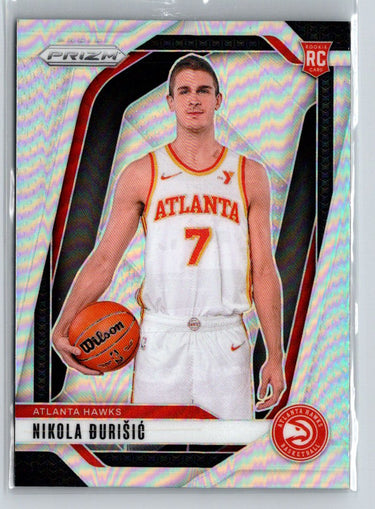 2024-25 Panini Prizm #229 Nikola Durisic Prizms Silver S18