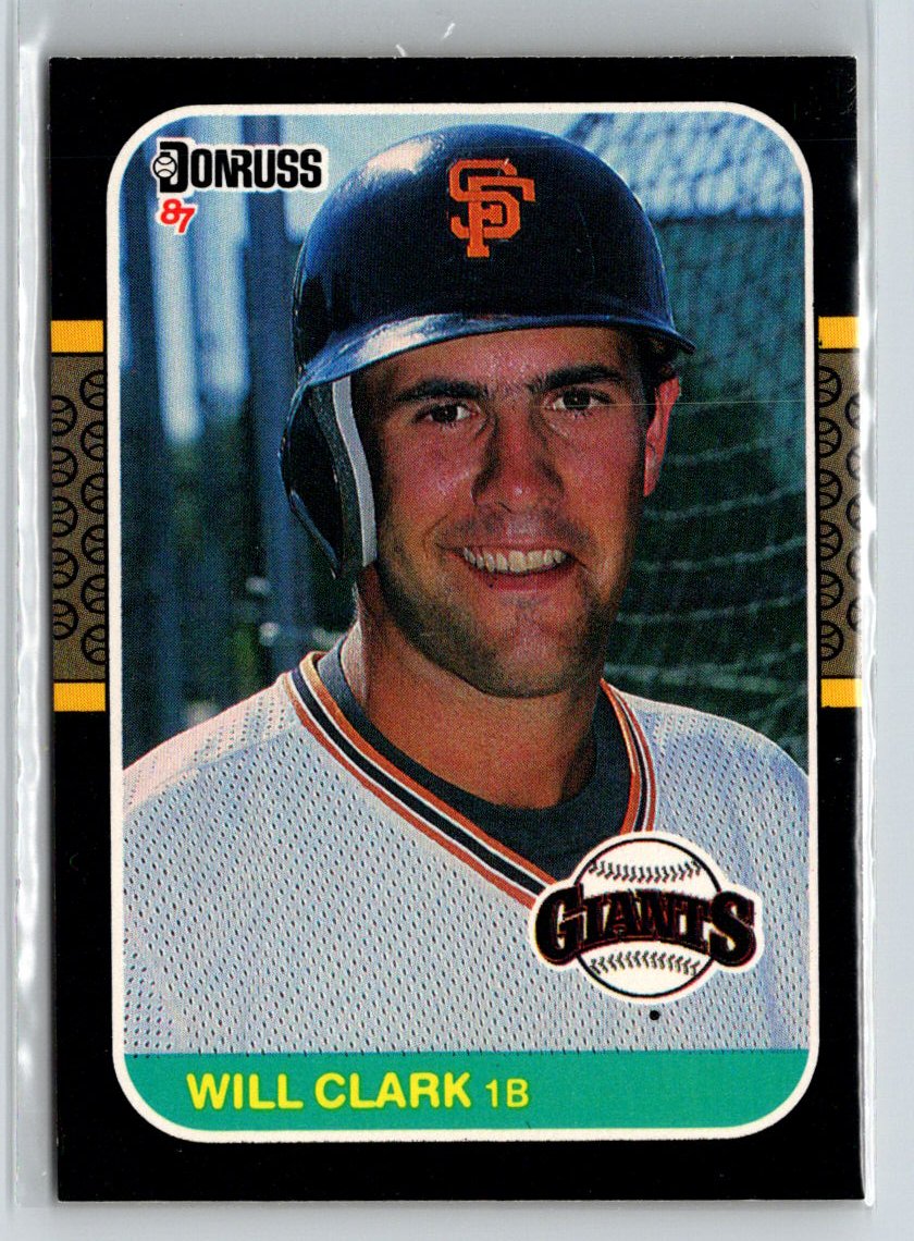 1987 Donruss #66 Will Clark S18