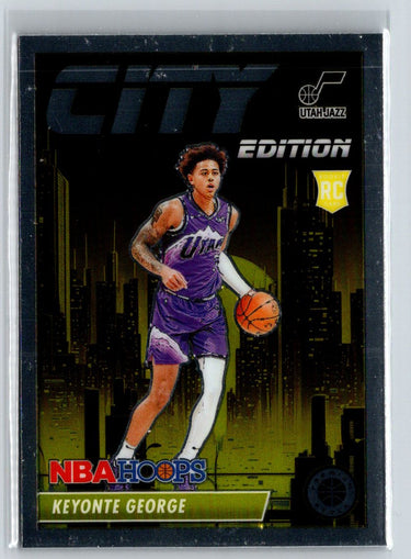 2023-24 Hoops Premium Stock #16 Keyonte George City Edition S19