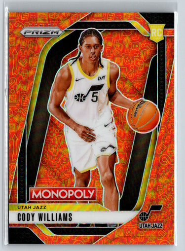 2024-25 Prizm Monopoly #35 Cody Williams Millionaire Club #/1499 S19