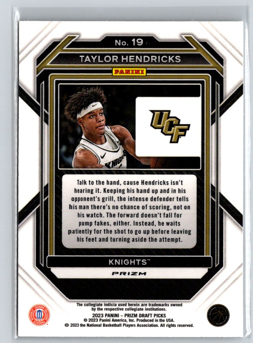 2023 Panini Prizm Draft Picks #19 Taylor Hendricks Silver S19