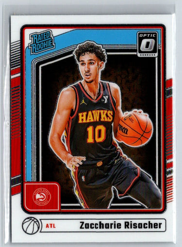 2024-25 Donruss Optic #268 Zaccharie Risacher S19