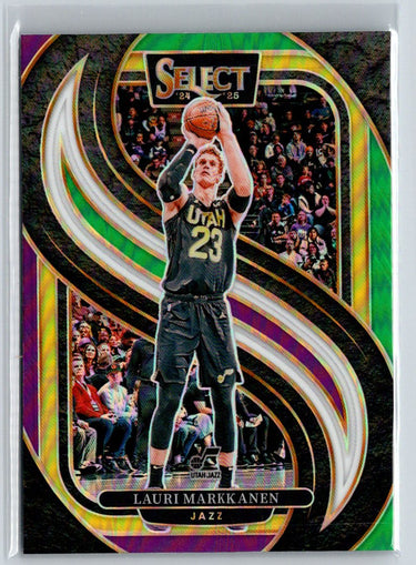 2024-25 Panini Select #136 Lauri Markkanen Tri-Color Prizm S20