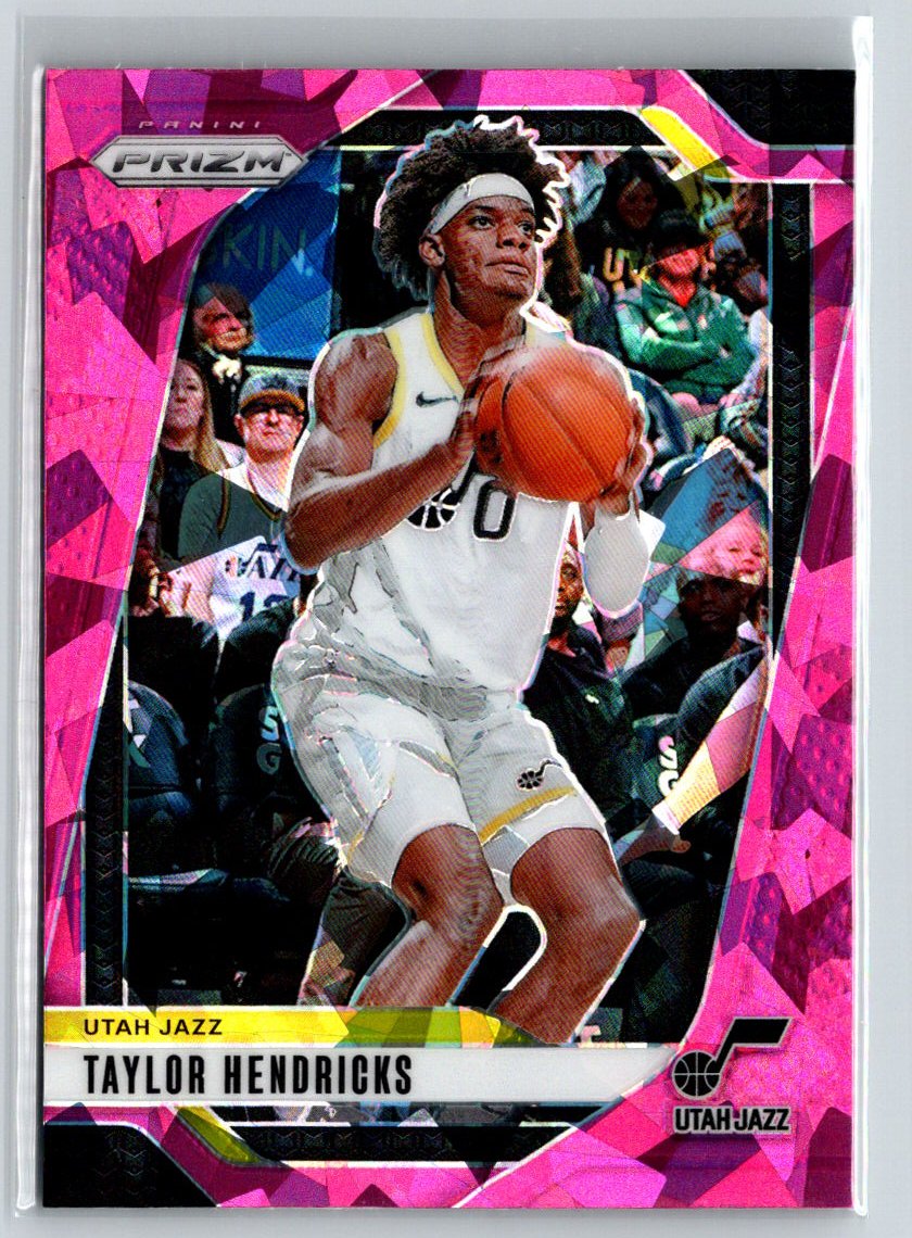2024-25 Panini Prizm #32 Taylor Hendricks Prizms Pink Ice S20