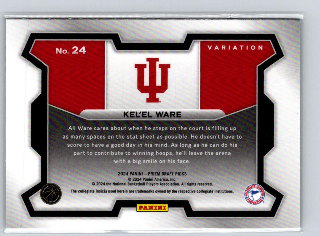 2024 Panini Prizm Draft Picks #24b Kel'el Ware S20