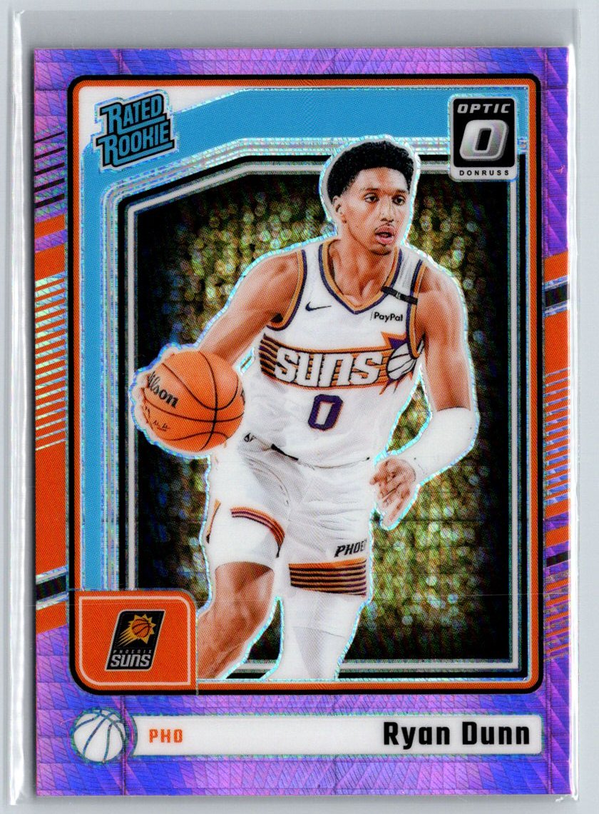 2024-25 Donruss Optic #279 Ryan Dunn Purple Shock S22