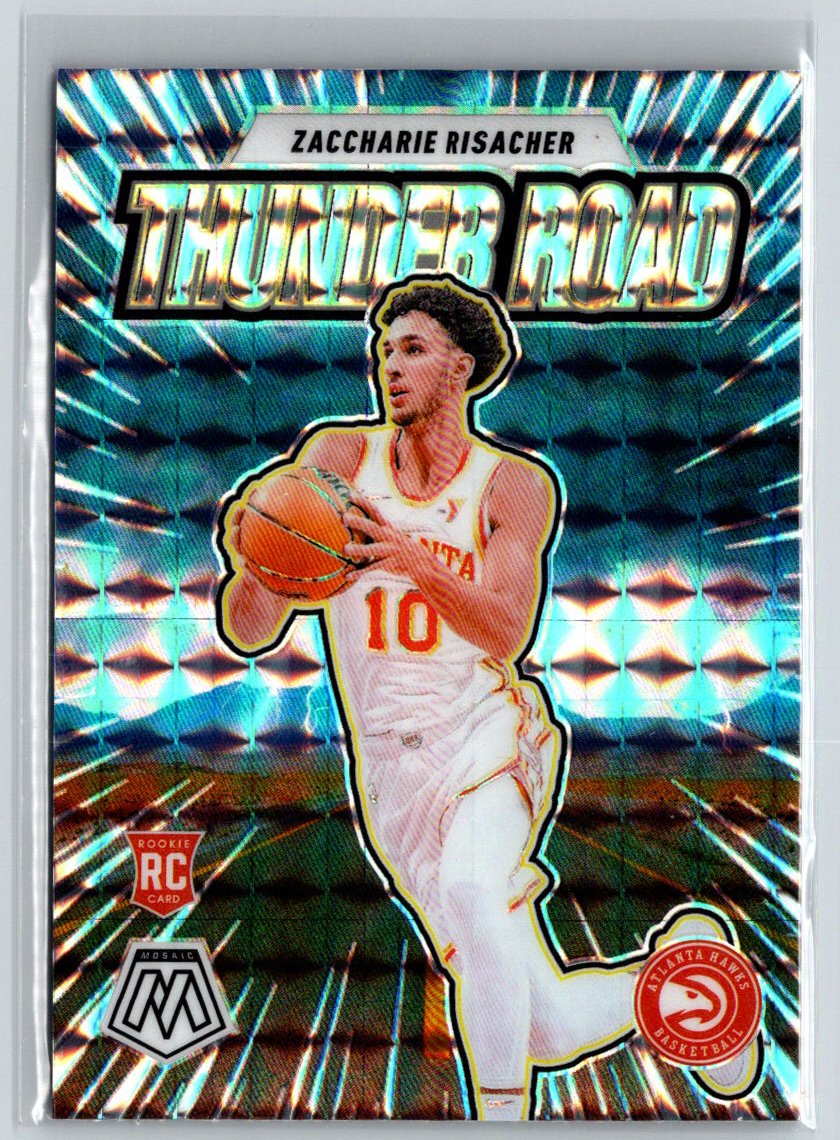 2024-25 Panini Mosaic #20 Zaccharie Risacher Thunder Road Mosaic S22