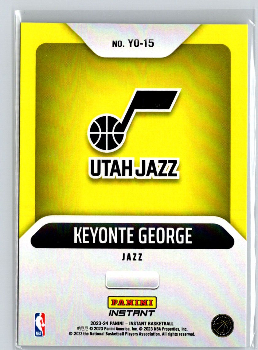 2023-24 Panini Instant NBA #105 Keyonte George S23