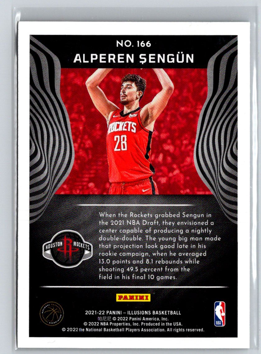 2021-22 Panini Illusions #166 Alperen Sengun S23