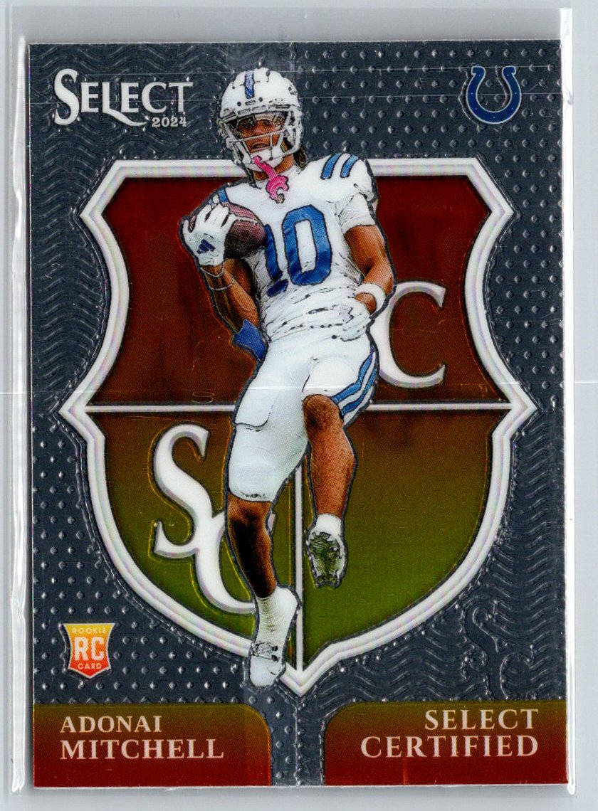 2024 Panini Select #18 Adonai Mitchell Select Certified Rookies P29