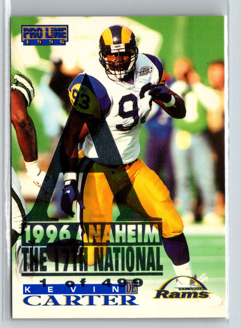 1996 Pro Line #226 Kevin Carter Anaheim National P30