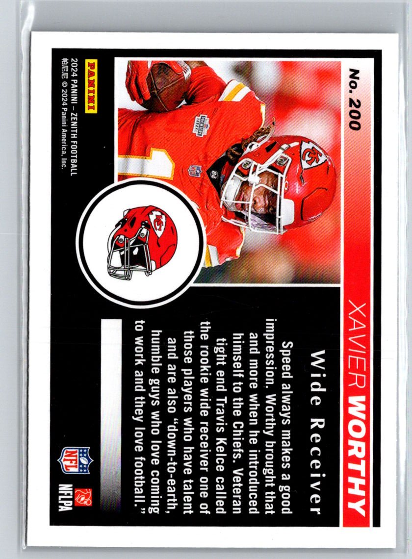 2024 Panini Zenith #200 Xavier Worthy Retail P30