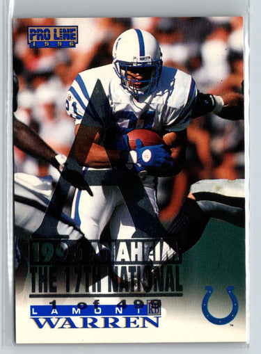 1996 Pro Line #86 Lamont Warren Anaheim National P31