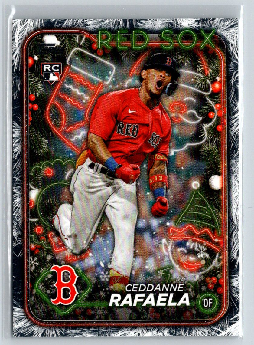 2024 Topps Holiday #H121 Ceddanne Rafaela Holiday Tree P31