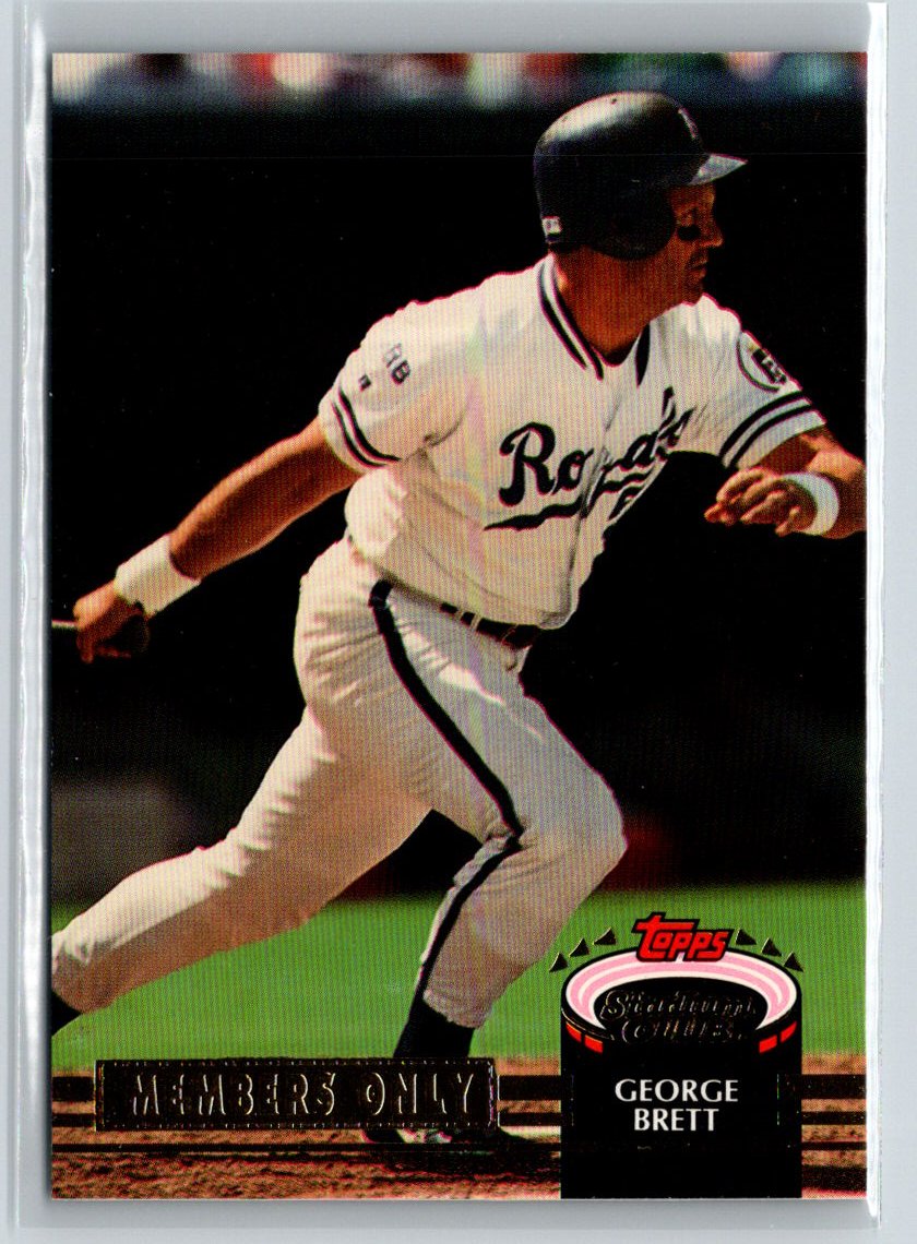 1992 Stadium Club Members Only #NNO George Brett P31