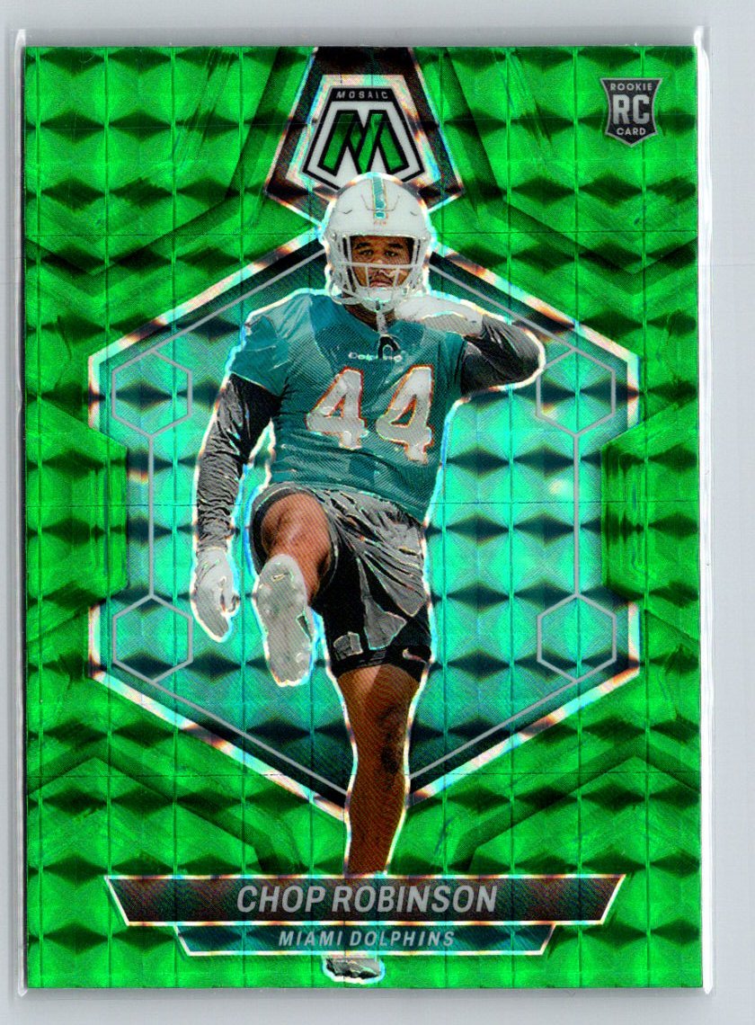 2024 Panini Mosaic #321 Chop Robinson Mosaic Green P32