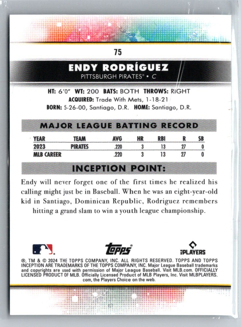 2024 Topps Inception #75 Endy Rodríguez P32