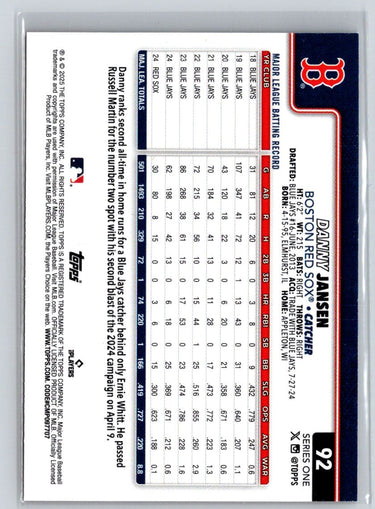 2025 Topps #92 Danny Jansen Sandglitter P32