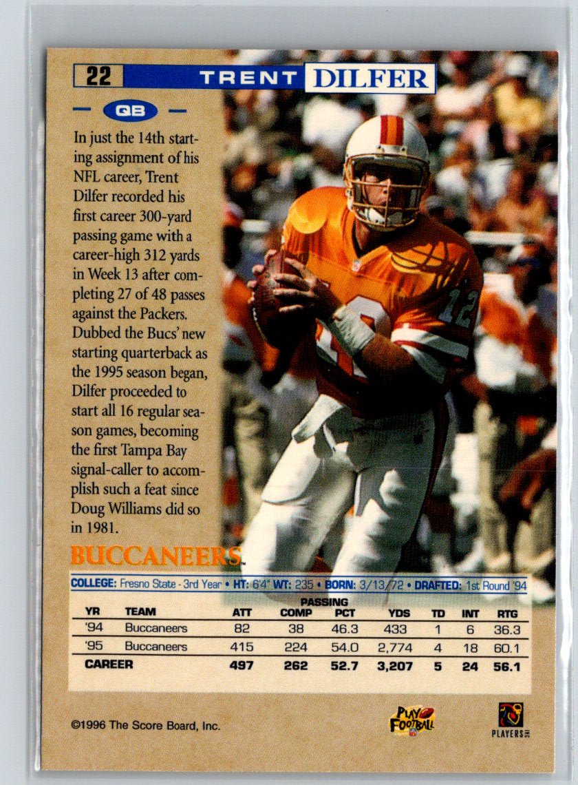 1996 Pro Line #22 Trent Dilfer Anaheim National P32