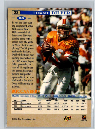 1996 Pro Line #22 Trent Dilfer Anaheim National P32