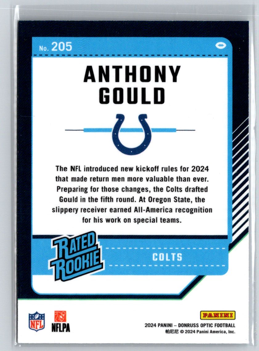 2024 Donruss Optic #205 Anthony Gould P33