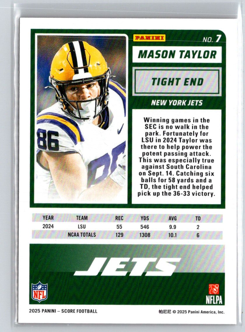 2025 Score-A-Treat #7 Mason Taylor P33