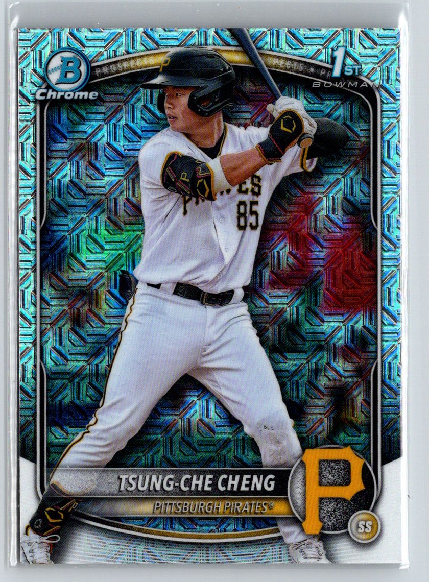 2025 Bowman #BCP-95 Tsung-Che Cheng Chrome Prospects Mojo Refractor P33
