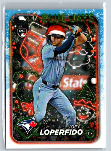 2024 Topps Holiday #H71b Joey Loperfido P34