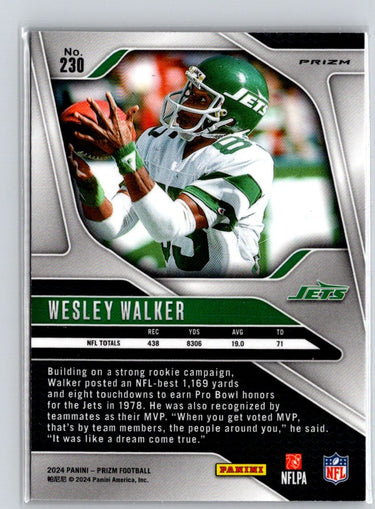 2024 Panini Prizm #230 Wesley Walker Orange Ice P34