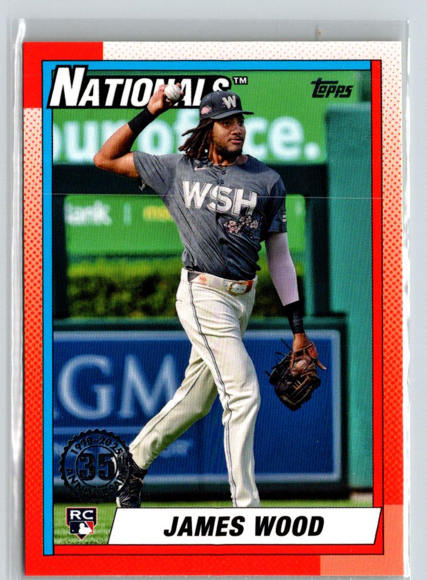 2025 Topps #T90-39 James Wood  35th Anniversary (Series One) P34