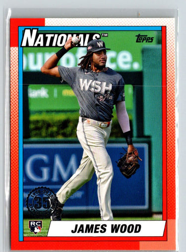 2025 Topps #T90-39 James Wood  35th Anniversary (Series One) P34