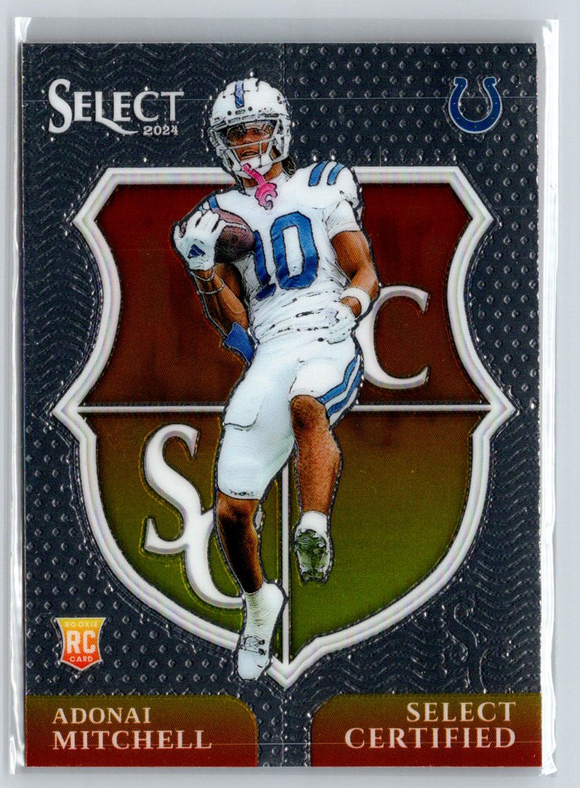 2024 Panini Select #18 Adonai Mitchell Select Certified Rookies P35