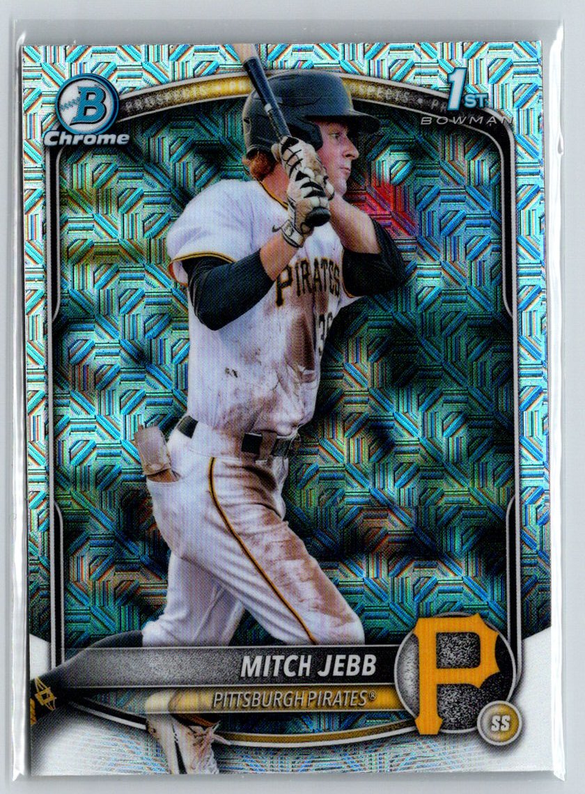 2025 Bowman #BCP-41 Mitch Jebb Chrome Prospects Mojo Refractor P35