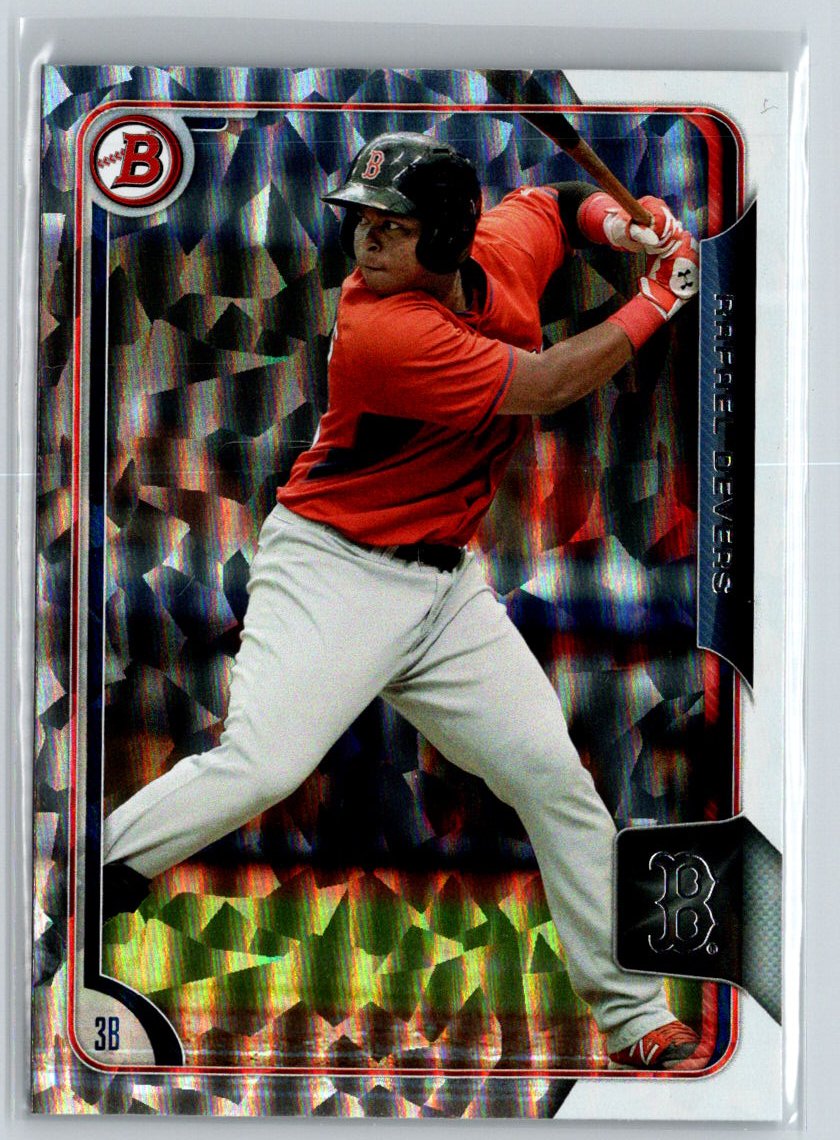 2015 Bowman #BP34 Rafael Devers Prospects Silver Ice P36